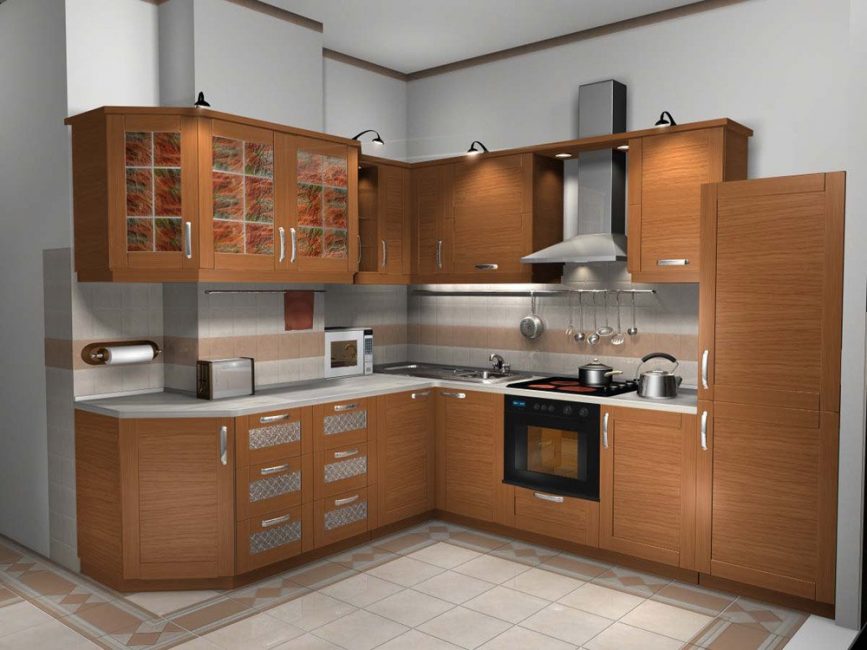 Кухонный Гарнитур Со Встроенным Холодильником