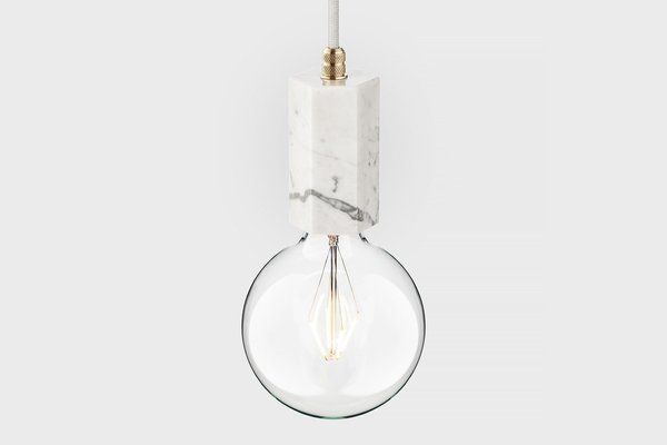 Дизайнерские подвесные светильники из мрамора