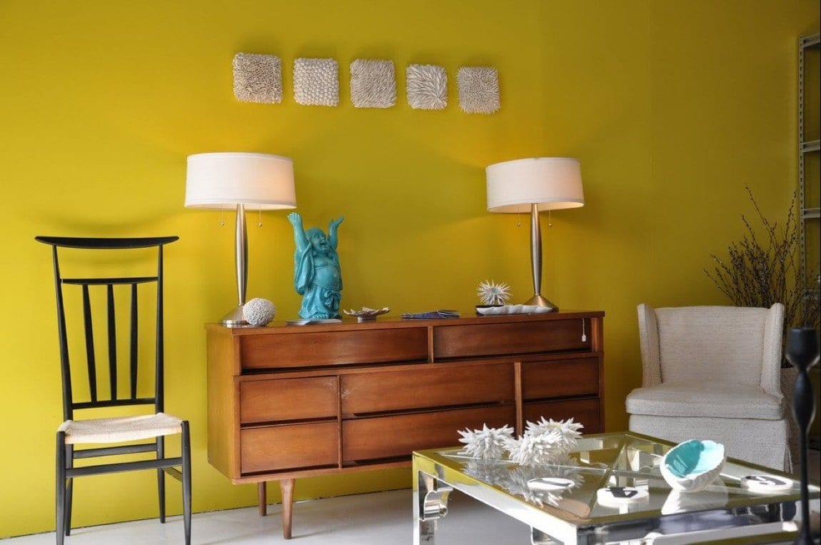 Горчичный цвет в интерьере квартиры: фото примеры и идеи дизайна_2
