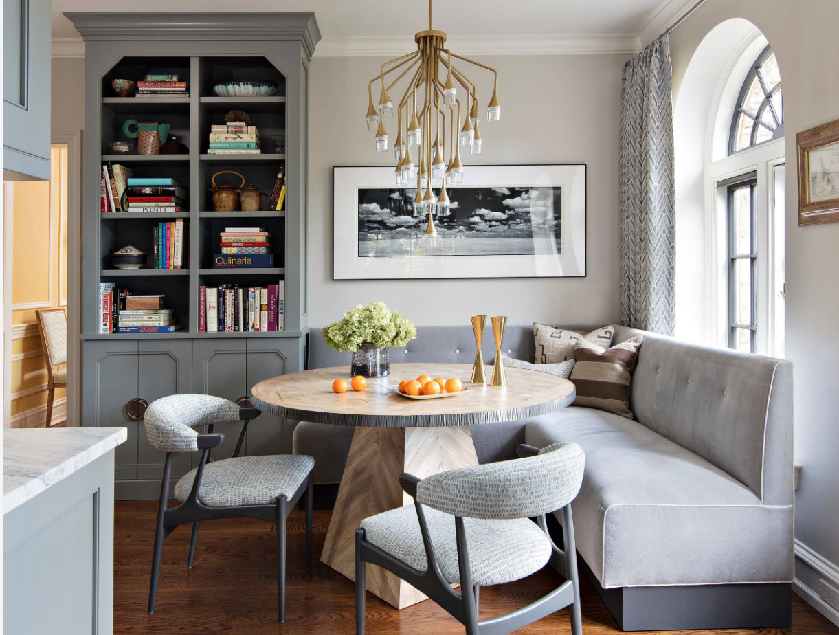 Кухня с диваном: 150 фото в интерьере, дизайн, угловые и прямые варианты