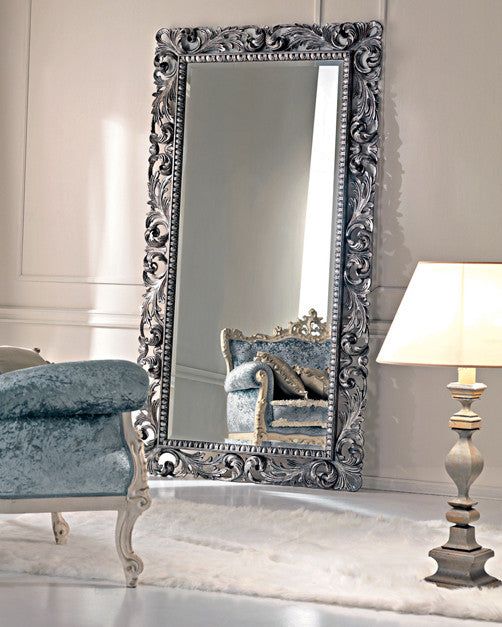 Напольное зеркало KINGSTON florentine silver by Romatti
