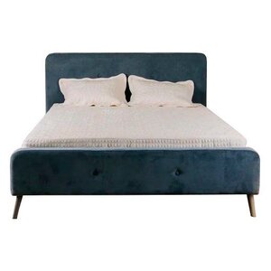 Кровать двуспальная 160х200 бирюзовая Button Tufted