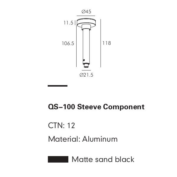 Монтажный кронштейн MOBIUS-100 by Romatti