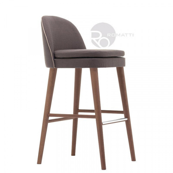 Серые барные стулья