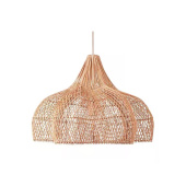 Люстры из ротанга