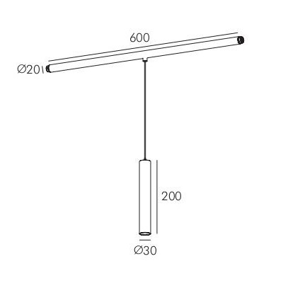 Трековый светильник CANINO-07 by Romatti