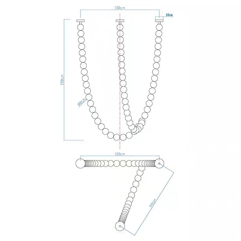 Люстра BEADS by Romatti