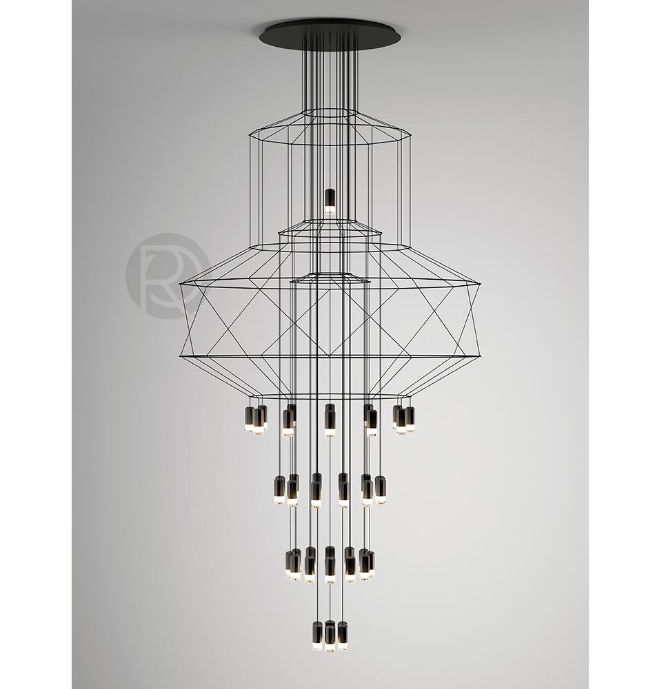 Дизайнерская люстра WIREFLOW by Romatti