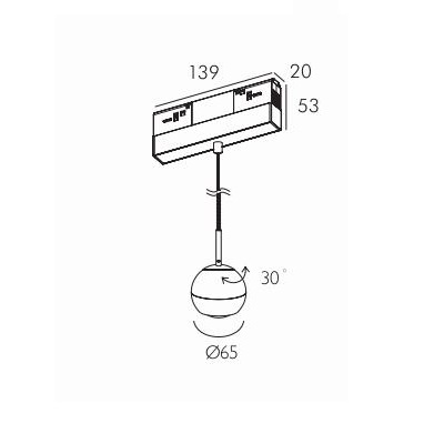 Трековый светильник PRATO-18 by Romatti