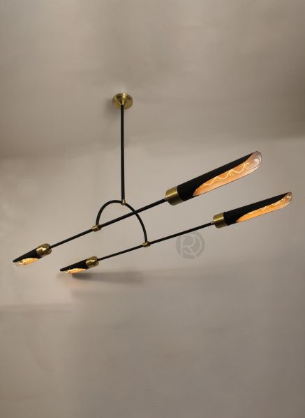 Дизайнерская люстра в стиле Лофт DUAL METAL by Romatti Lighting