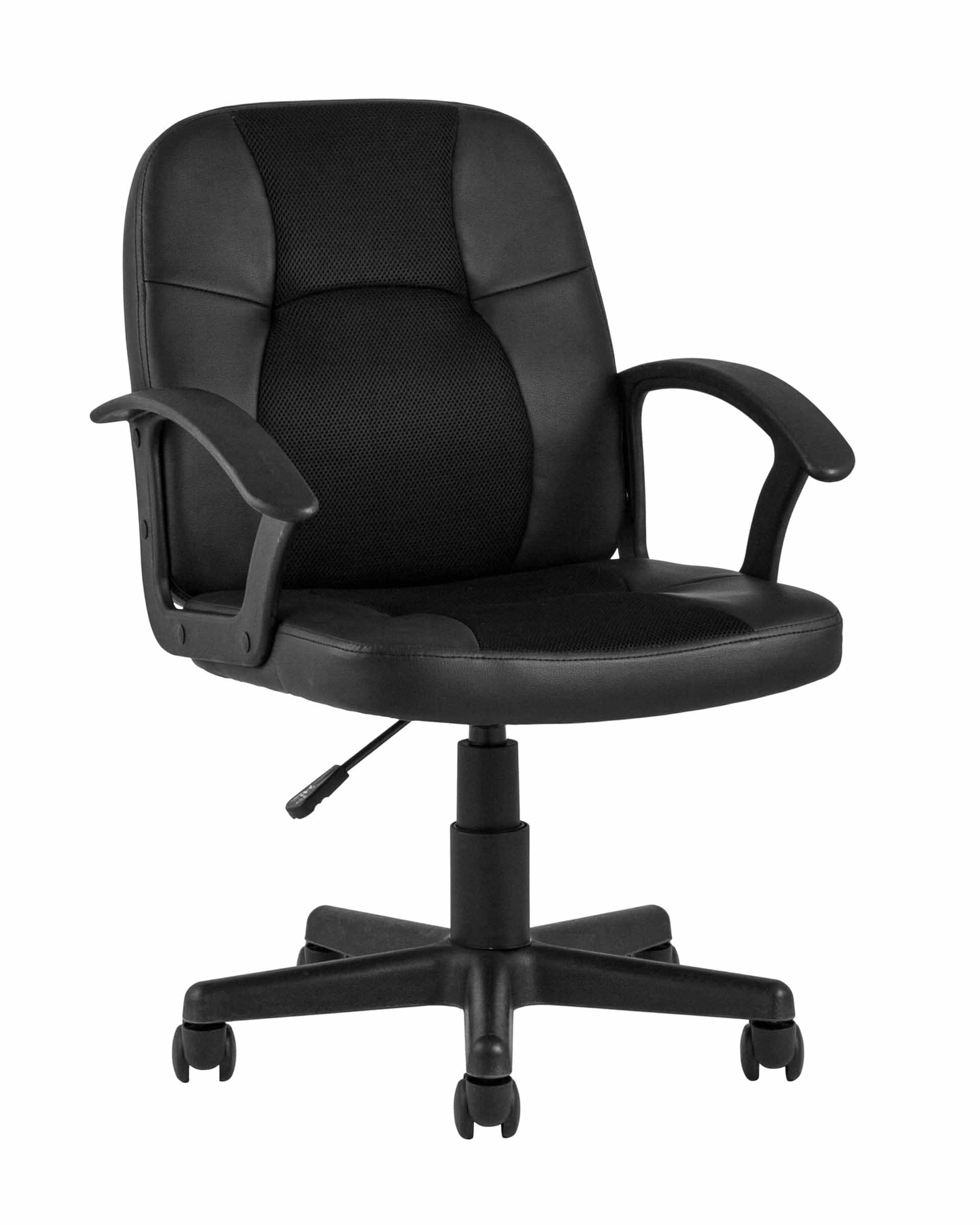 Кресло офисное TopChairs Comfort экокожа черное
