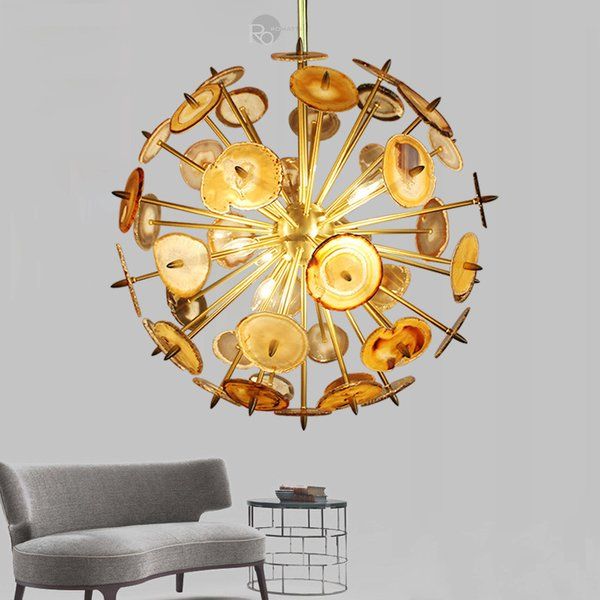 Люстры из камня