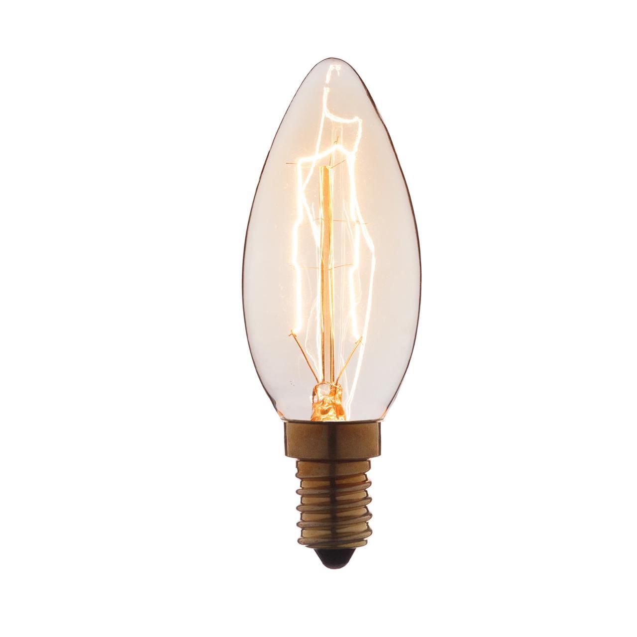 Ретро лампа Эдисона (Свеча) E14 25W 220V Edison Bulb