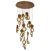 Дизайнерские каскадные люстры