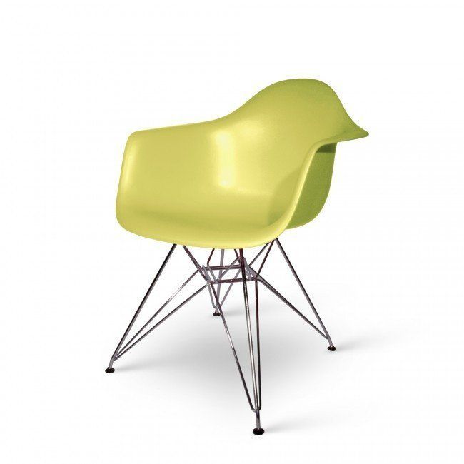 Дизайнерский стул DAR by Romatti зеленый и черный
