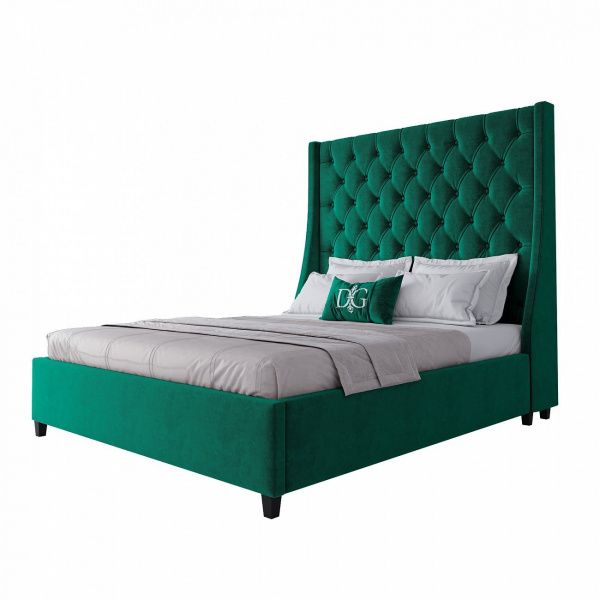 Дизайнерские кровати с обивкой из ткани