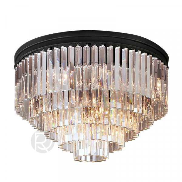 Дизайнерский потолочный светильник ODEON CLEAR GLASS by Romatti