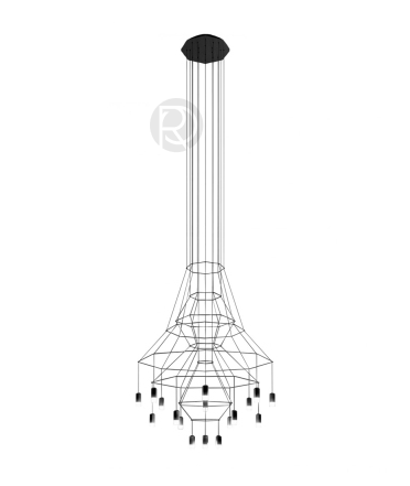 Дизайнерская люстра WIREFLOW by Romatti