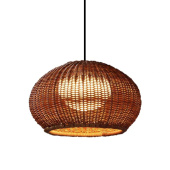 Дизайнерские подвесные светильники из лозы