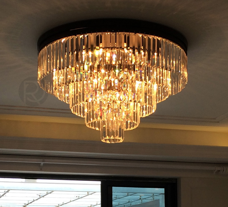 Дизайнерский потолочный светильник ODEON CLEAR GLASS by Romatti