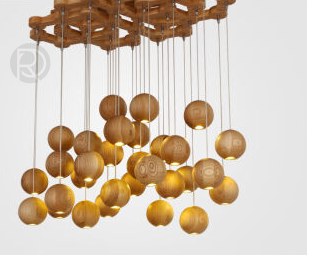 Подвесной светильник Lofter Wooden Sphere by Romatti