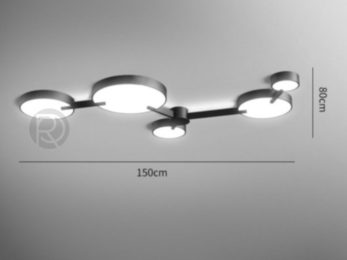 Дизайнерский потолочный светильник UDO by Romatti