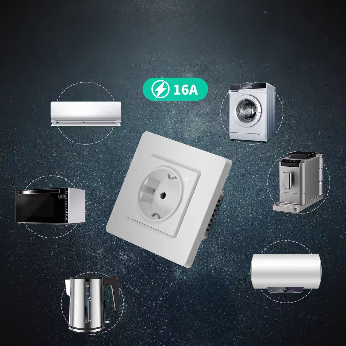 Розетка SWITCHA by Romatti