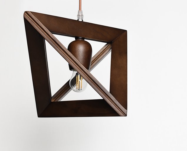 Подвесной светильник Wood Triangle by Romatti