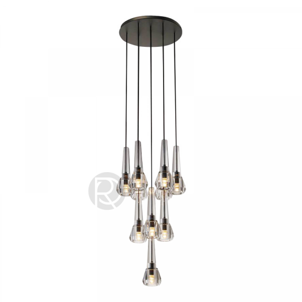 Дизайнерские люстры из стекла