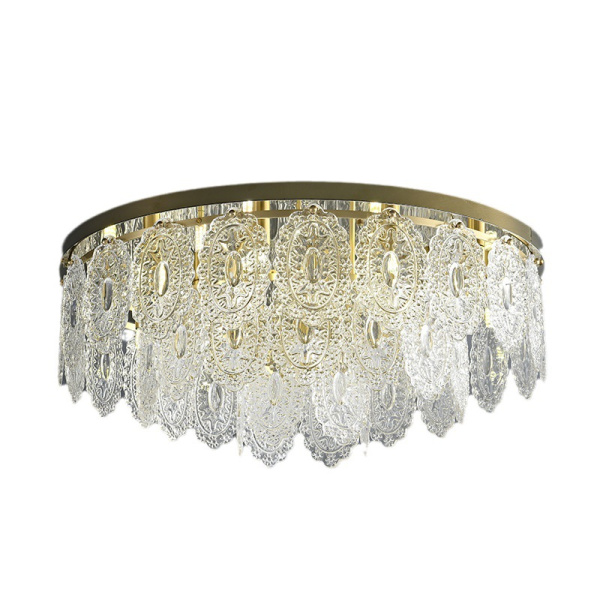 Дизайнерские потолочные светильники из стекла