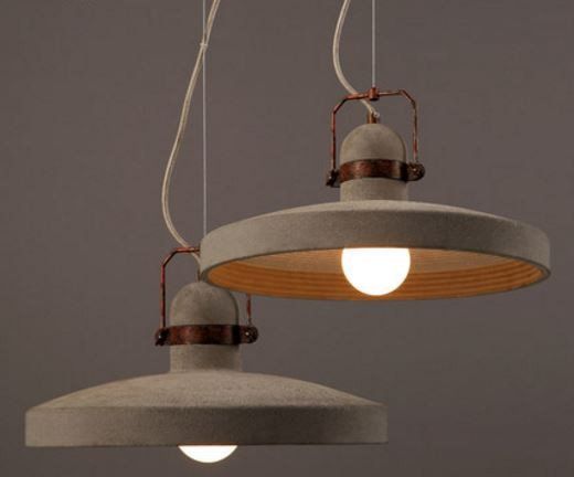 Дизайнерские подвесные светильники под бетон/цемент