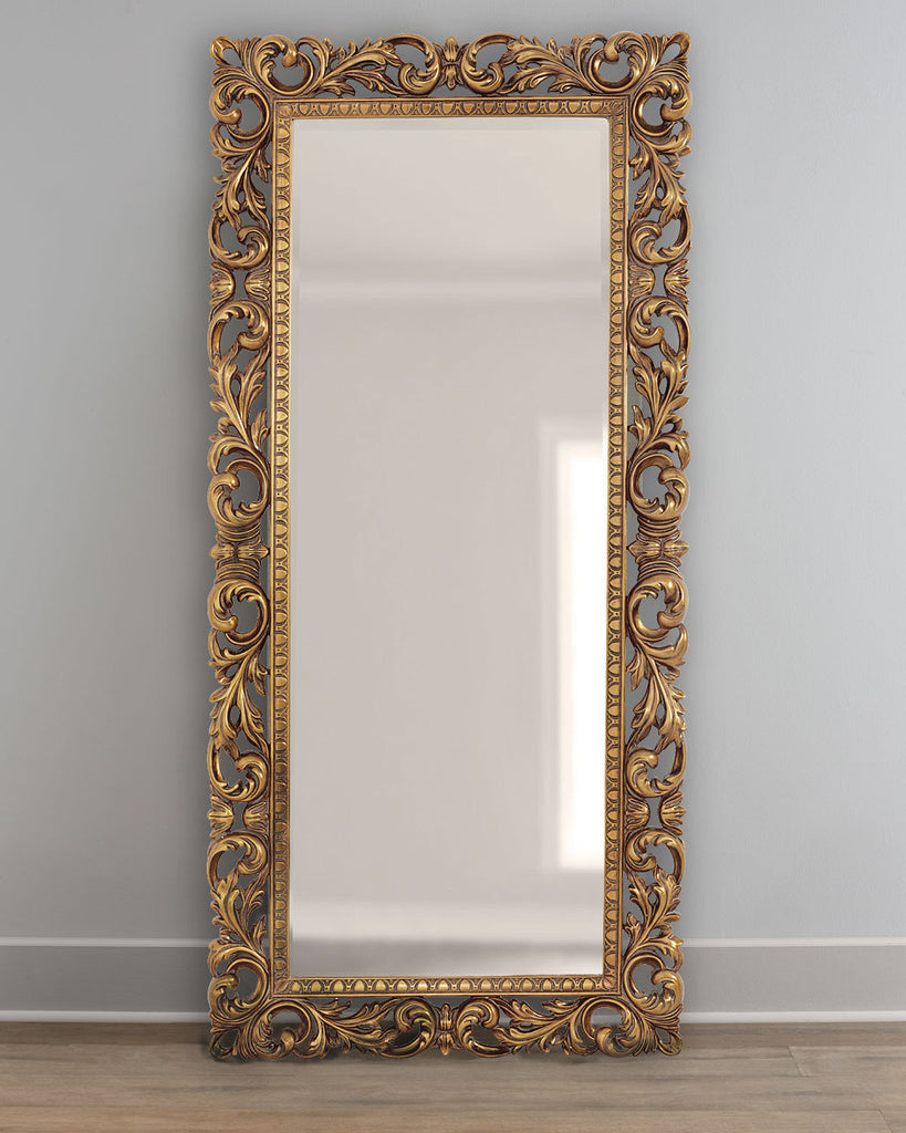 Напольное зеркало KINGSTON gold by Romatti