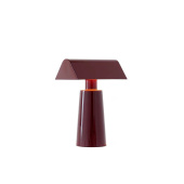 Дизайнерские настольные лампы красные