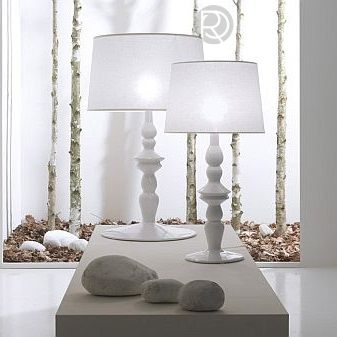 Дизайнерская настольная лампа с абажуром ALI E BABA by KARMAN
