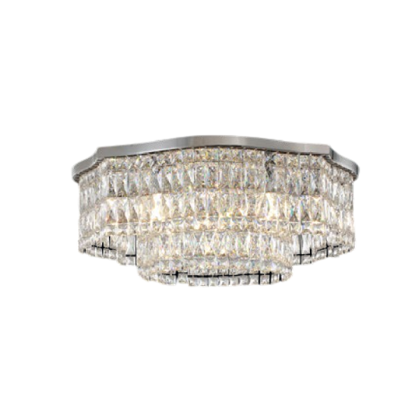 Дизайнерские потолочные светильники из хрусталя