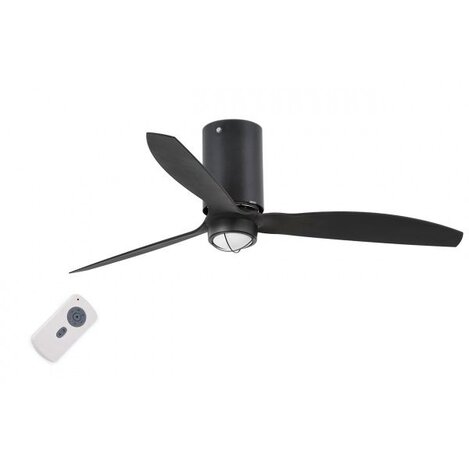 Люстра - вентилятор Mini Tube Fan Matt Black 1L 32043-10