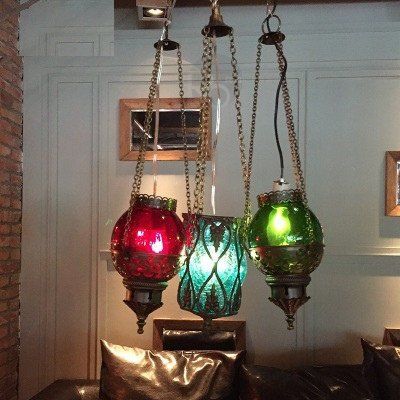 Дизайнерские подвесные светильники в восточном стиле