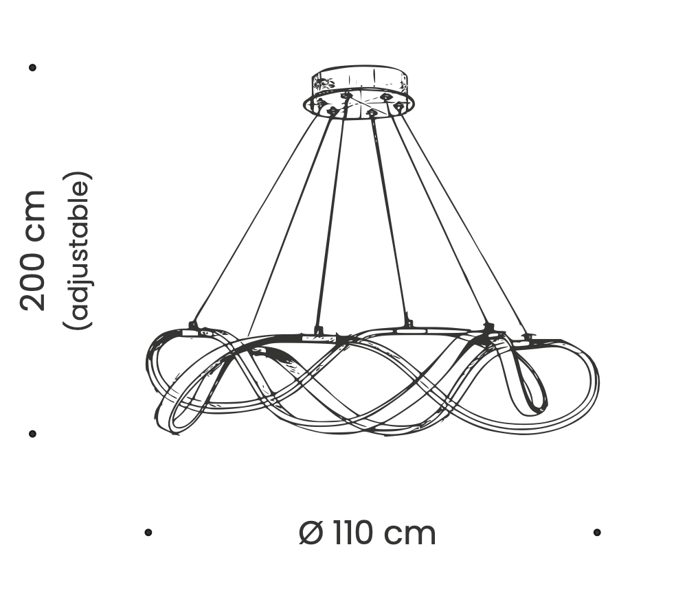 Люстра LINJER by Romatti
