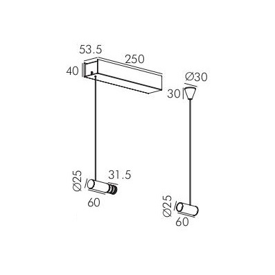 Подвесной комплект GUBBIO-10 by Romatti
