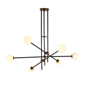 Люстры с шарами из стекла