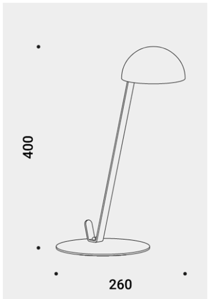 Настольная лампа PALADIUM by Romatti