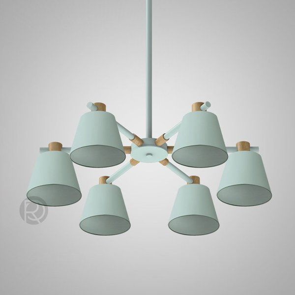 Дизайнерские зеленые люстры