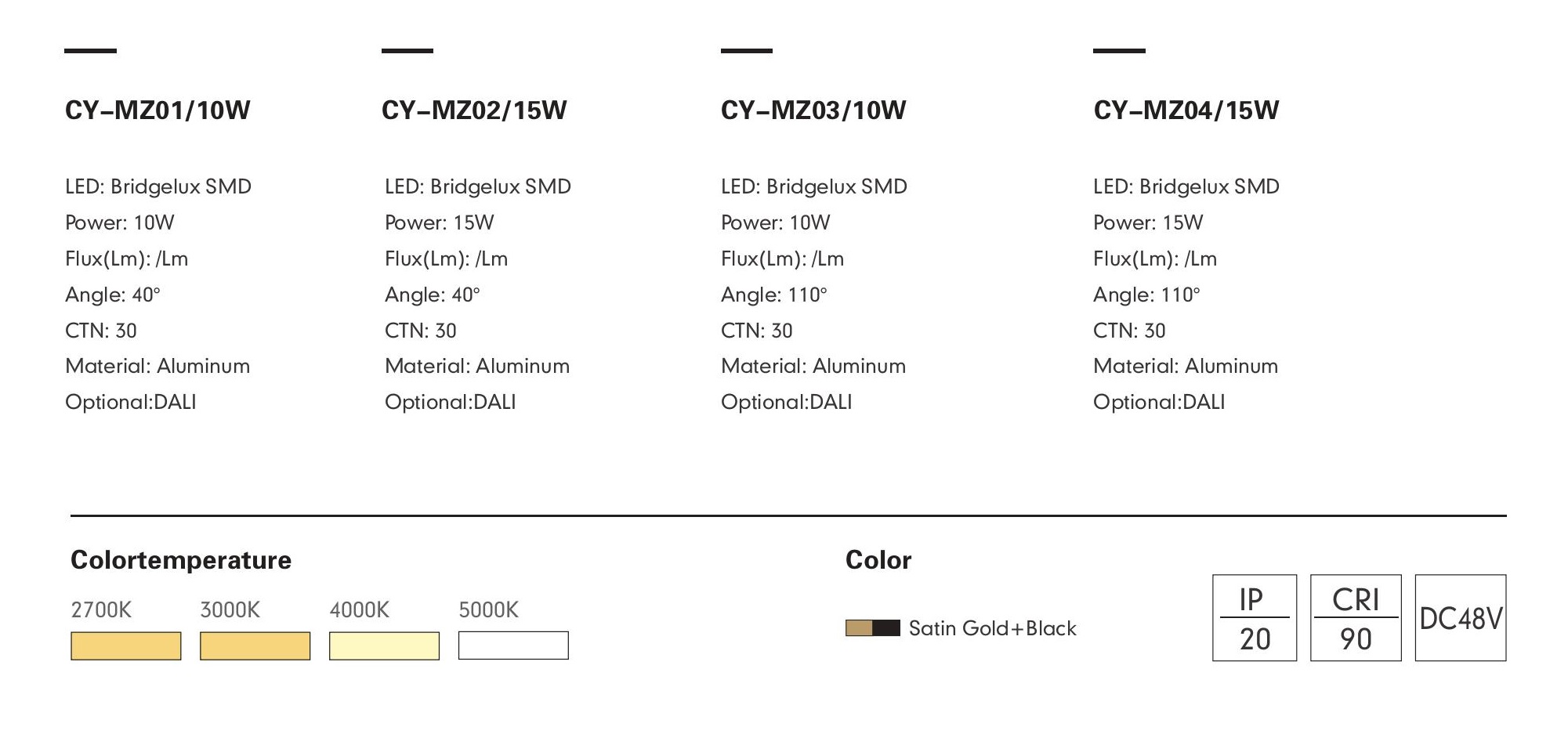 Встраиваемый светильник CANINO-03 by Romatti