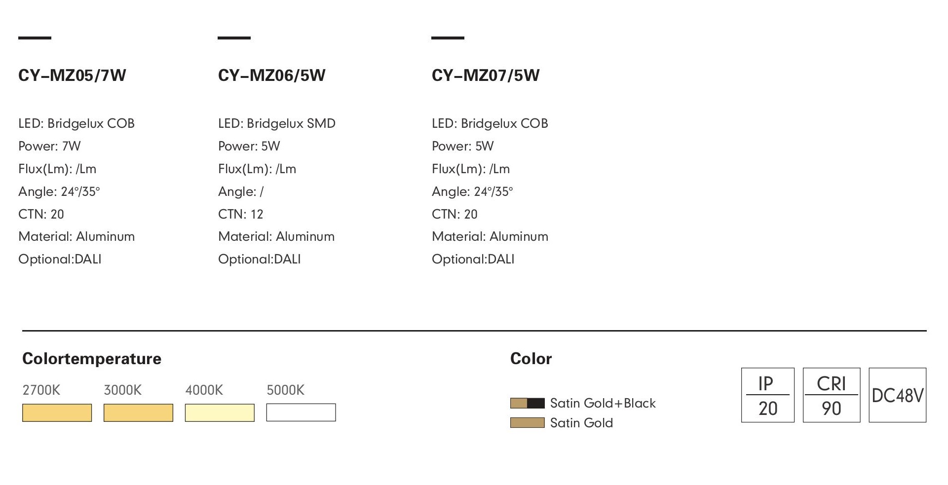 Трековый светильник CANINO-07 by Romatti