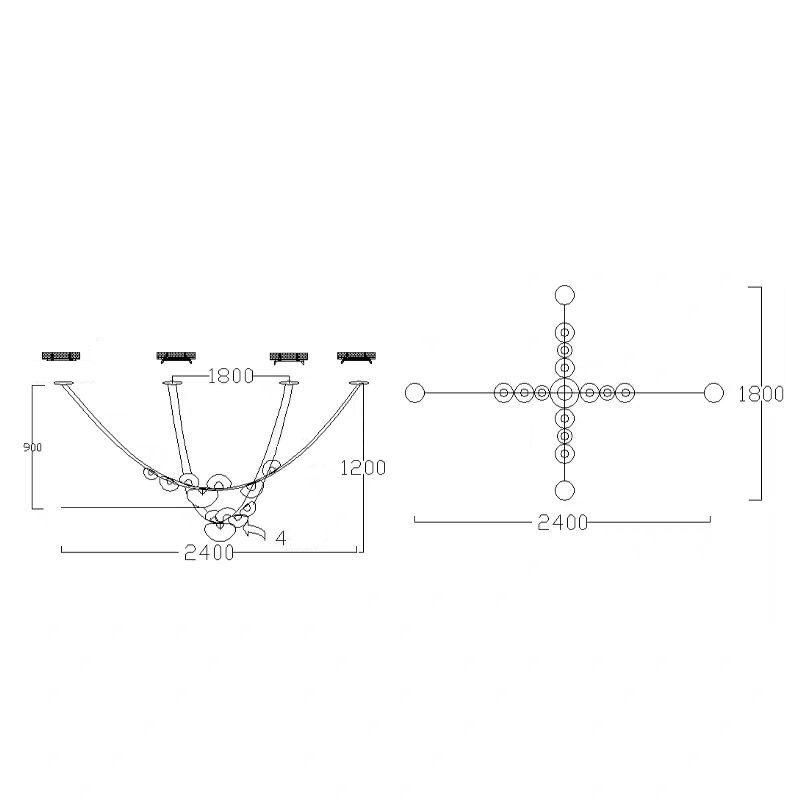 Подвесной светильник DEW by Romatti
