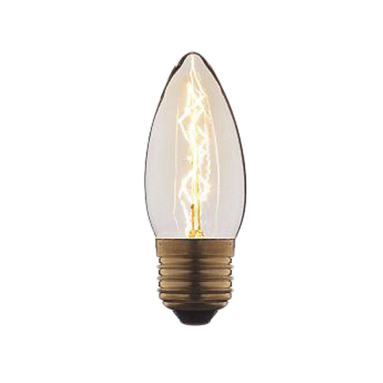 Ретро лампа Эдисона (Свеча) E27 40W 220V Edison Bulb