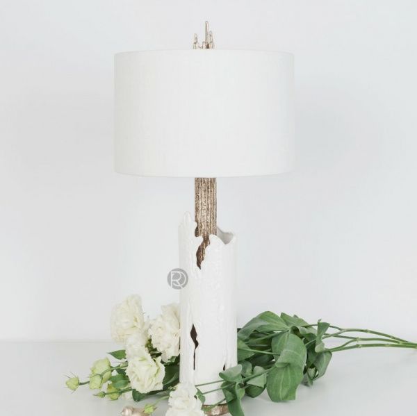Дизайнерская настольная лампа с абажуром AURA by Romatti