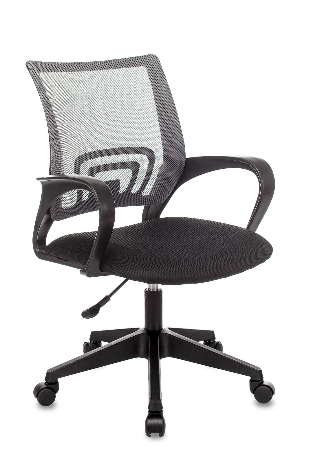 Компьютерное кресло ST-Basic офисное сетка/ткань темно-серый крестовина пластик механизм Пиастра
