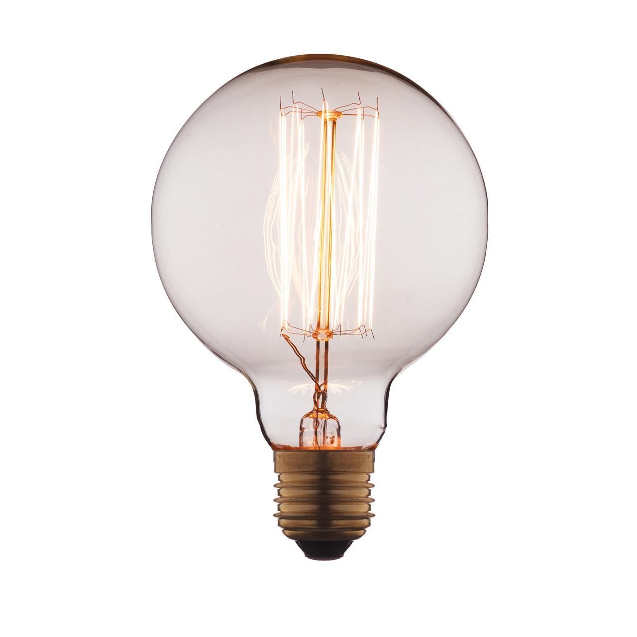 Ретро лампа Эдисона (Шар) E27 40W 220V Edison Bulb