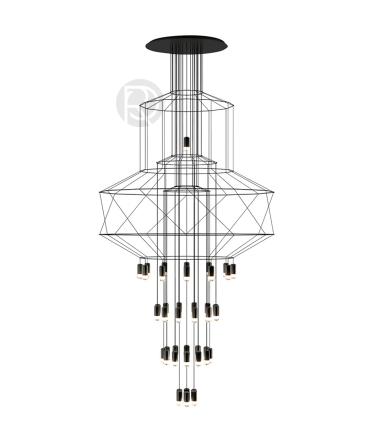 Дизайнерская люстра WIREFLOW by Romatti